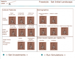 Freestyle allows the user to "dial up" conditions for real metropolitan regions anywhere in the world.